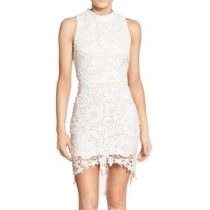 NWOT ASTR the Label White Lace Sleeveless Dress - Perfect for Bridal Events